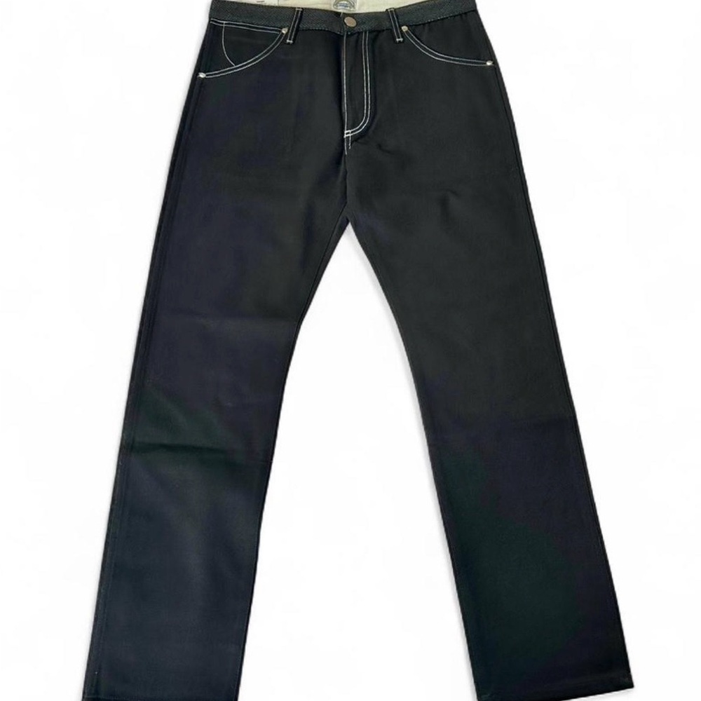 Wrangler Peter Max Special Ed. Jeans Retro Black Straight Leg NWT Deadstock 34